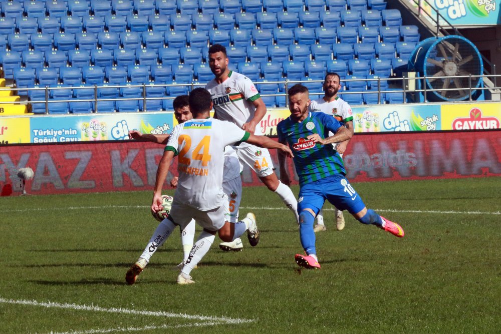 Çaykur Rizespor - Aytemiz Alanyaspor: 1-1