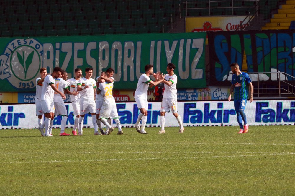 Çaykur Rizespor - Aytemiz Alanyaspor: 1-1