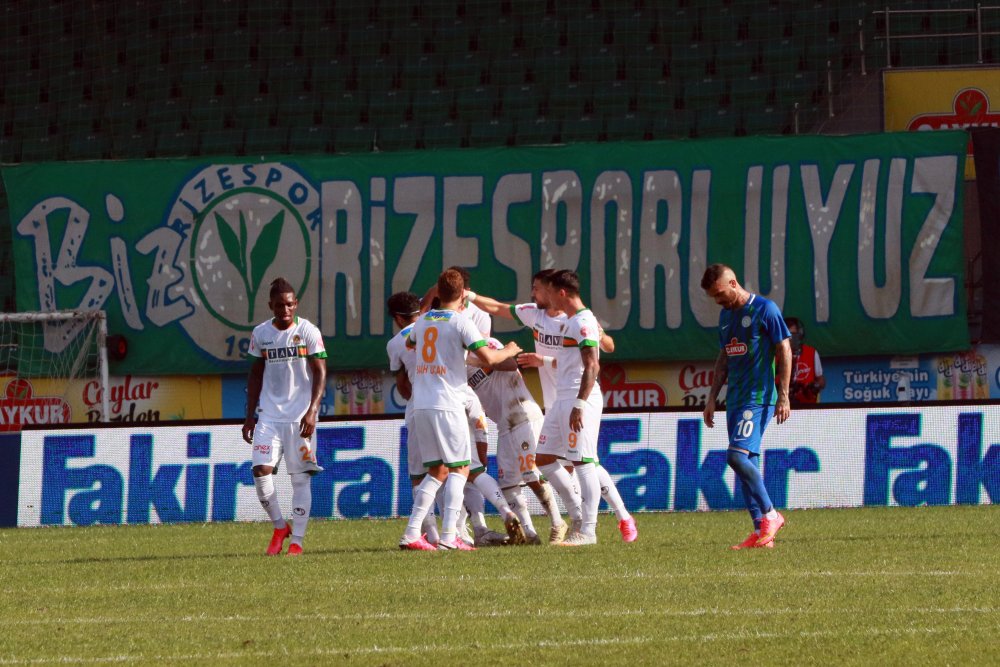 Çaykur Rizespor - Aytemiz Alanyaspor: 1-1