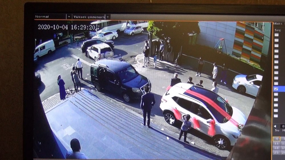 Nikahtan çıktı cipiyle fotoğraf çektirenlerin arasına girdi: 2 yaralı