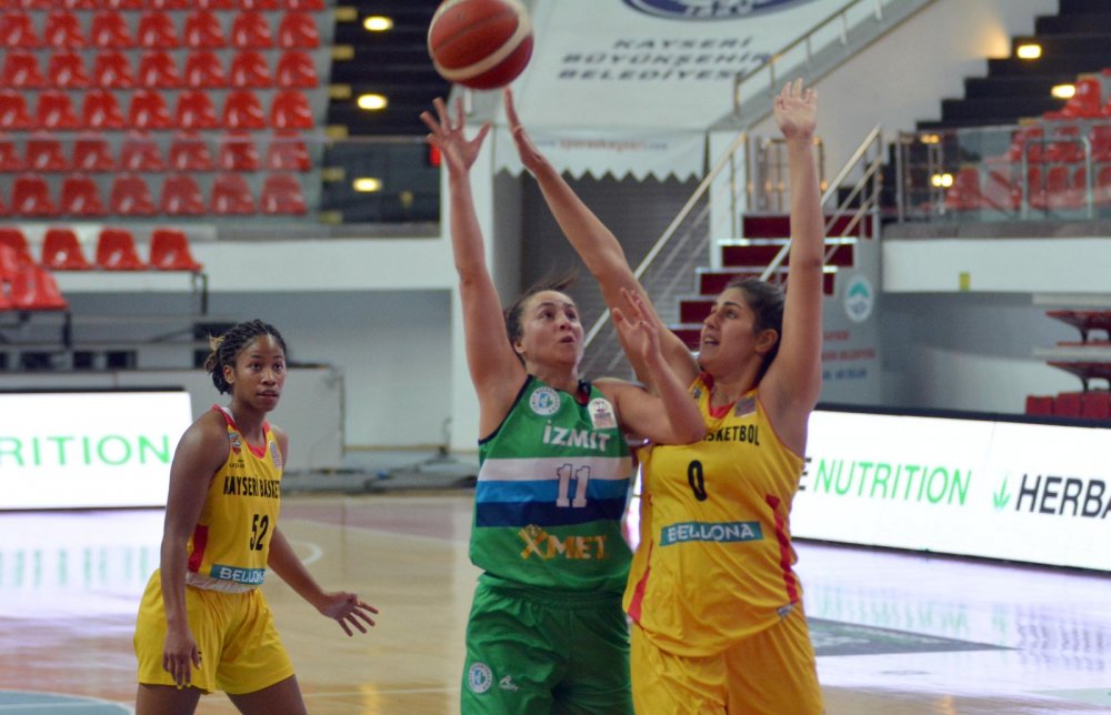 Bellona Kayseri Basketbol - İzmit Belediyespor: 68-69