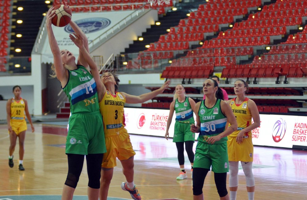 Bellona Kayseri Basketbol - İzmit Belediyespor: 68-69