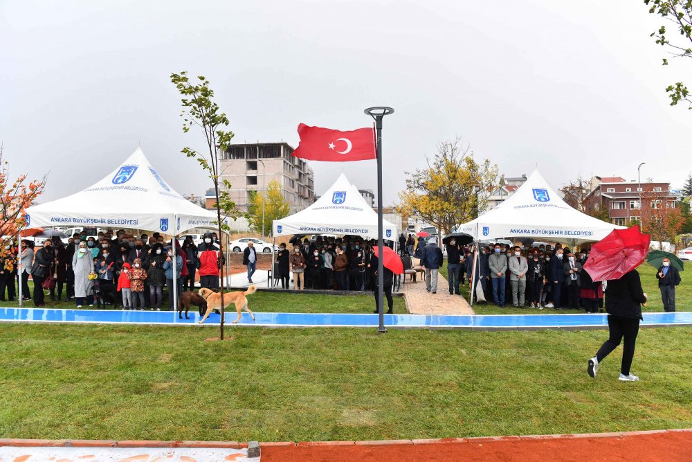 Ankara'da Şule Çet Parkı düzenlenen törenle açıldı