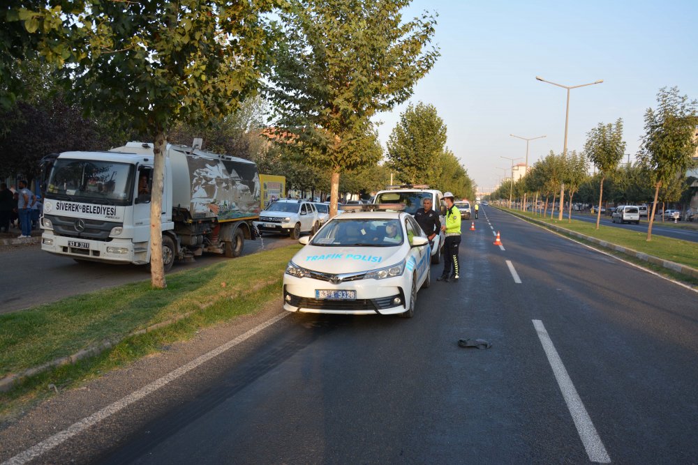 Siverek'te, TIR'ın çarptığı çocuk ağır yaralandı