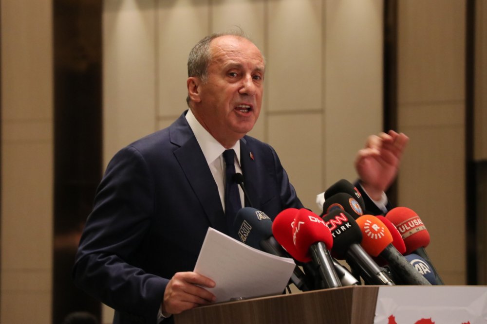 Muharrem İnce: İktidarı da muhalefeti de Türkiye'deki partiler ne yazık ki tek adam partisidir.