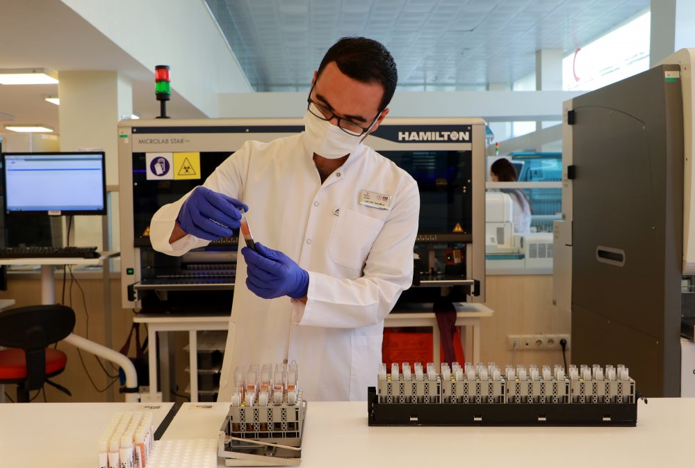 Yılda 600 bin ünite kan bu kanlaboratuvarda işleniyor