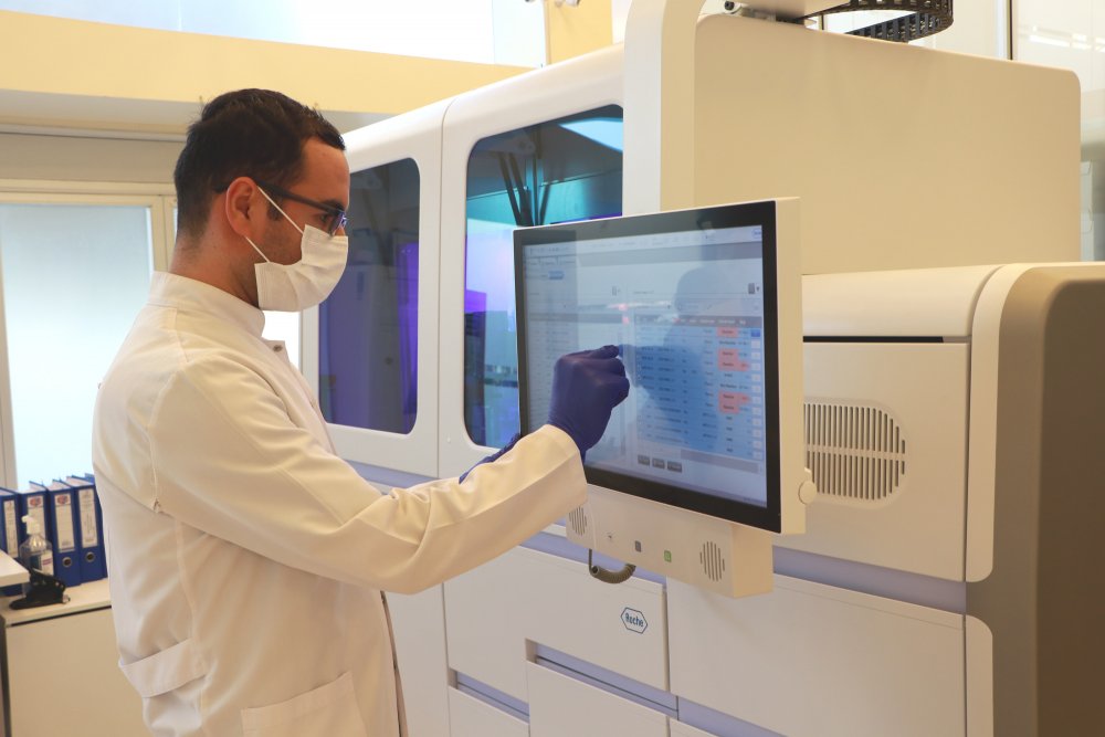 Yılda 600 bin ünite kan bu kanlaboratuvarda işleniyor