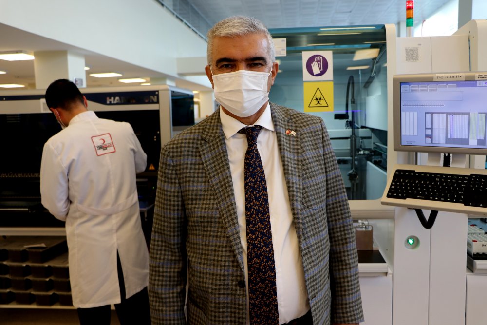 Yılda 600 bin ünite kan bu kanlaboratuvarda işleniyor