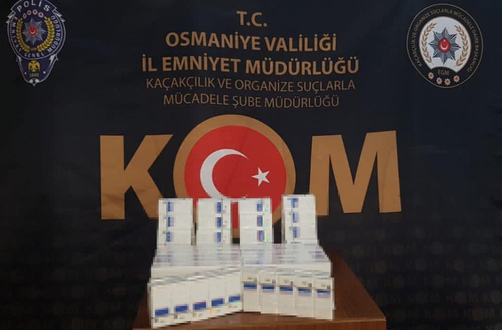 Osmaniye'de kaçakçılık operasyonu