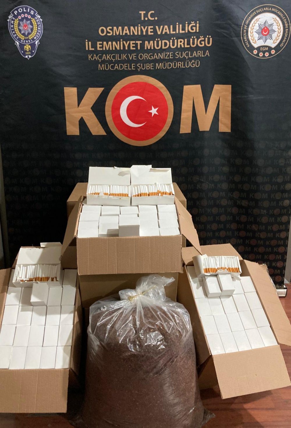 Osmaniye'de kaçakçılık operasyonu