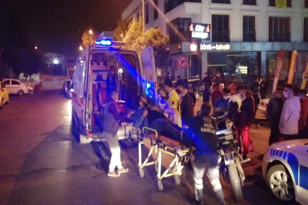 Şişli'de iki grup arasındaki silahlı kavga kamerada