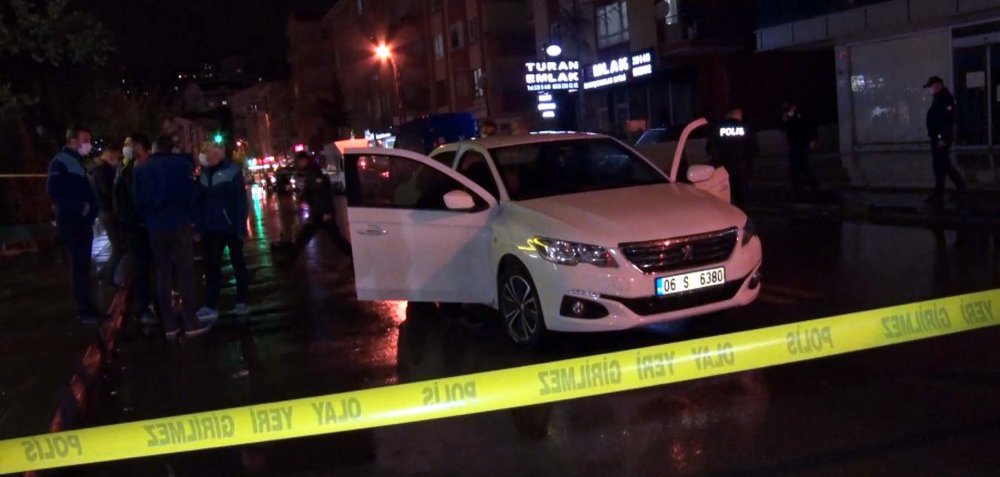 Ankara'da, hareket halindeki otomobile silahlı saldırı: 2 yaralı
