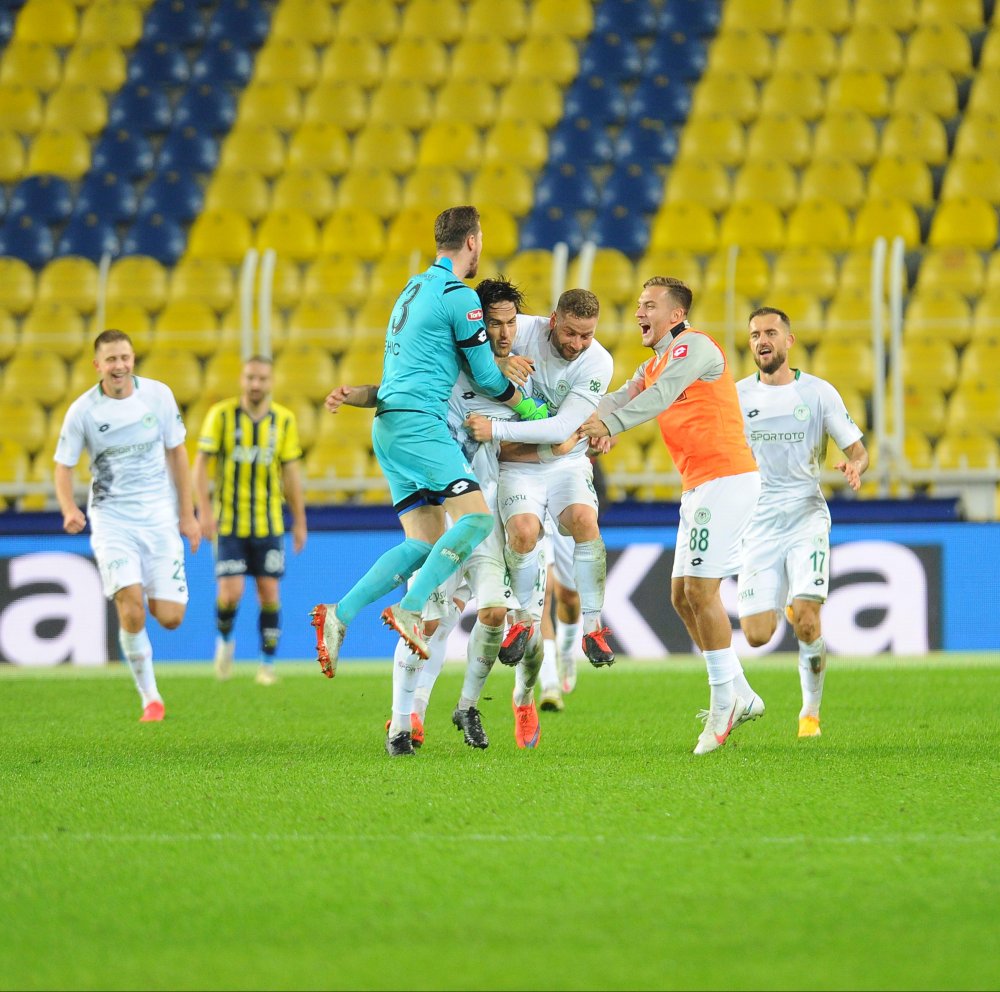 Fenerbahçe - İttifak Holding Konyaspor: 0-2