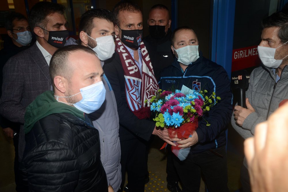Abdullah Avcı'ya Trabzon’da coşkulu karşılama