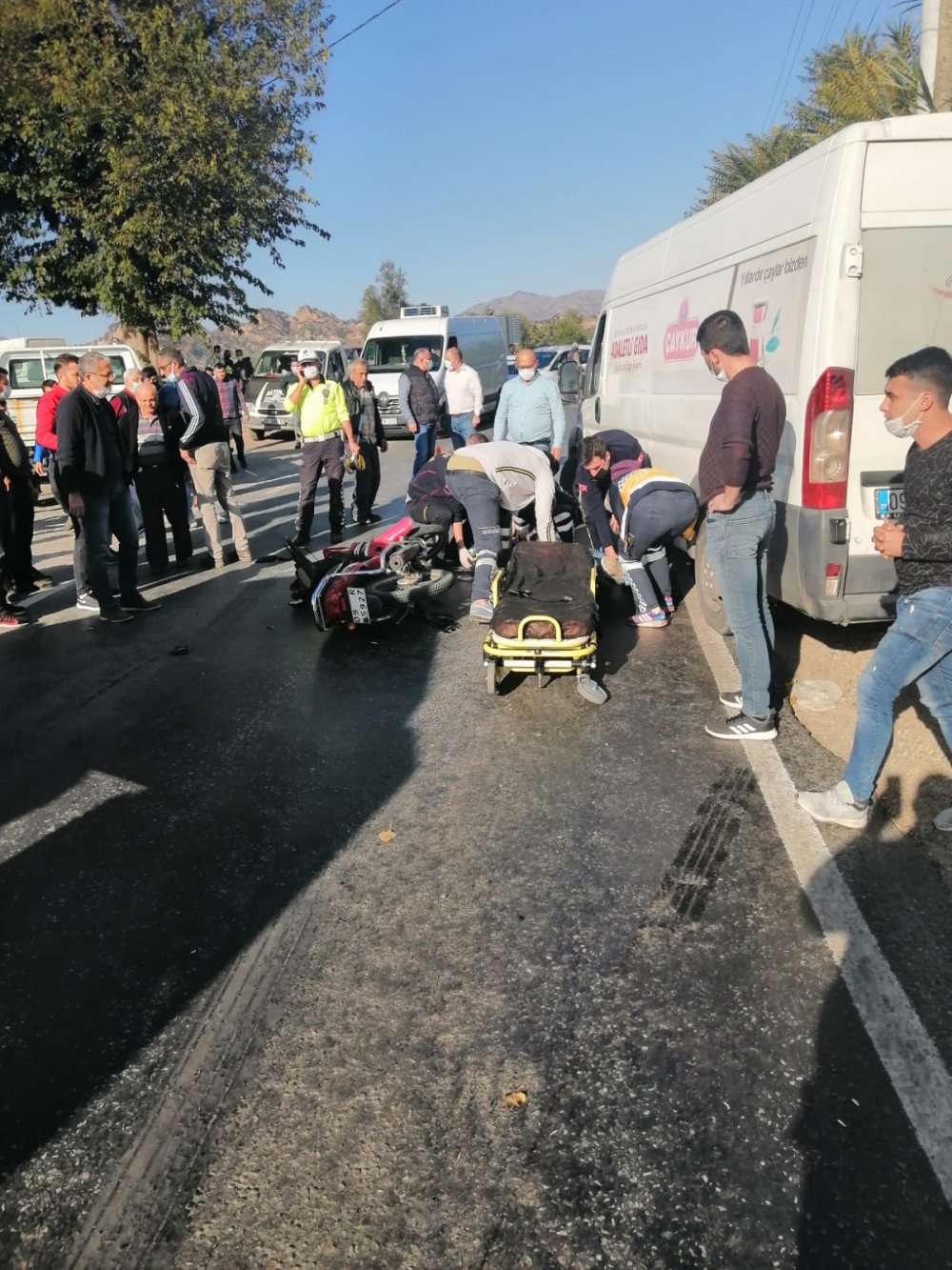 Aydın'da trafik kazası: 1'i ağır 2 yaralı 