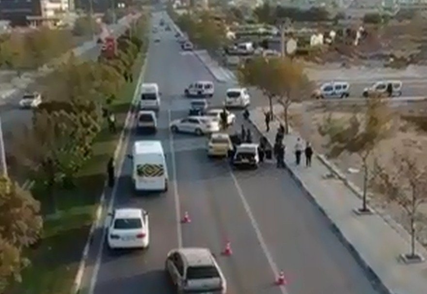 Gaziantep'te dron destekli asayiş uygulaması