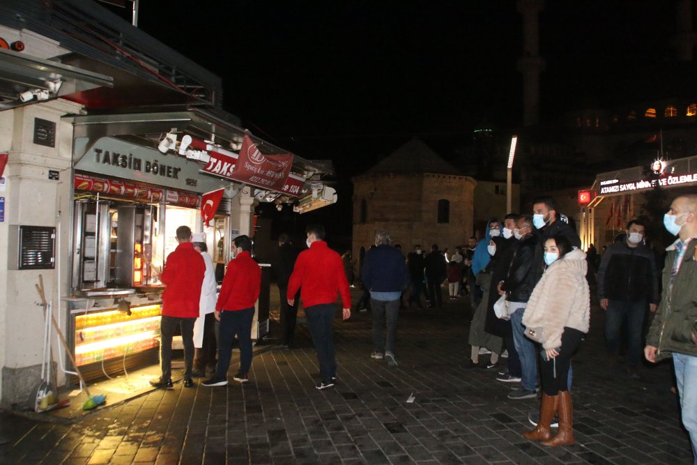 Kısıtlamaya dahil olan iş yerleri kapatıldı