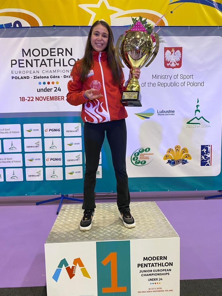 İlke Özyüksel, modern pentatlonda Avrupa şampiyonu oldu