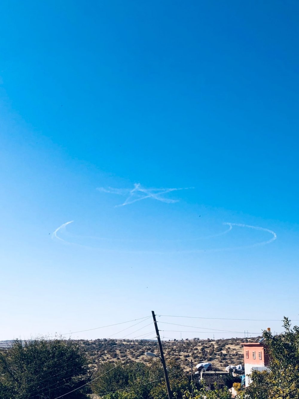 'Türk Yıldızları'ndan Mardin semalarında ay yıldızlı gösteri
