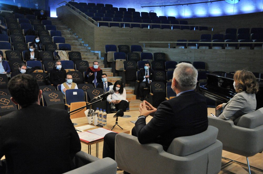 Bakan Ersoy, yeni CSO binasını medya temsilcilerine tanıttı