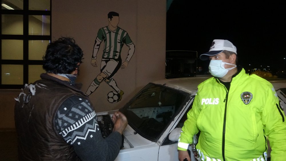 Çocuğuyla otomobilde yaşadığını ileri süren kişiye, ihlalden 6 bin TL ceza