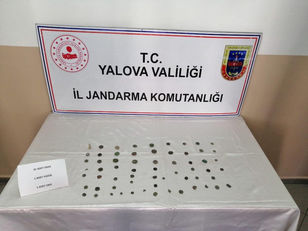 Jandarmadan tarihi eser operasyonu: 2 gözaltı