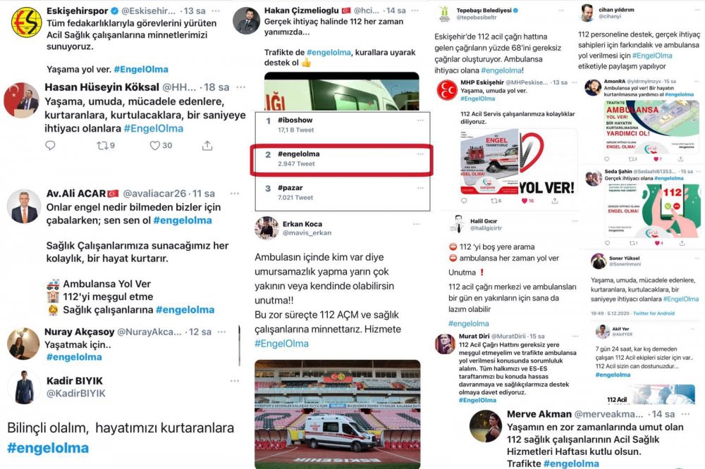 112'nin 'engelolma' etiketi gündem oldu