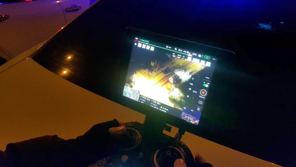 Edirne'de polis uygulamasından kaçan sürücü, 'drone' sayesinde yakalandı