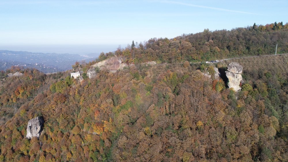 Giresun'da sıra dışı 'gelin kayası' ilgi çekiyor