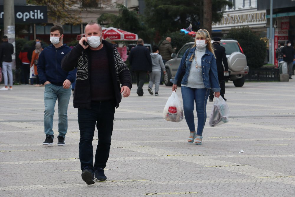 Koronavirüs vakaları artan Samsun’da risk haritası kırmızıyla kaplandı