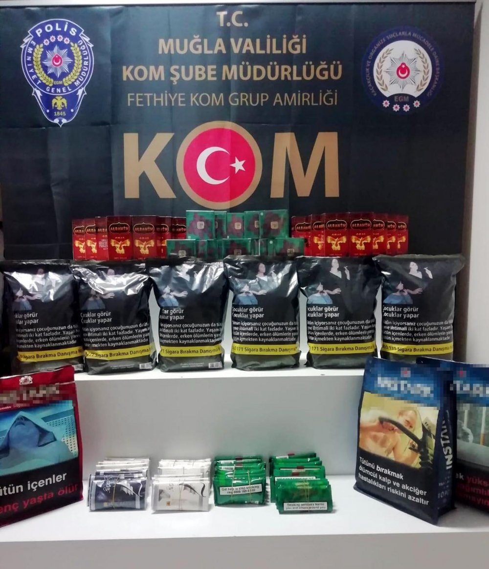 Muğla ve iki ilçesinde 7 ayrı kaçakçılık operasyonunda 1 kişi tutuklandı