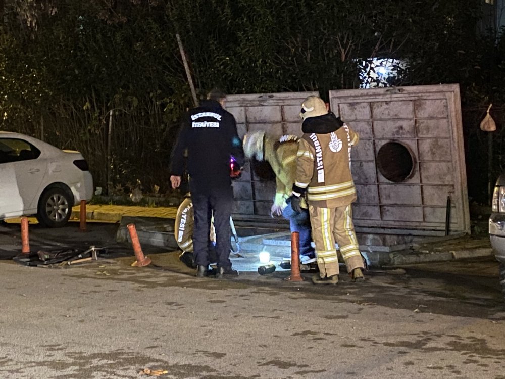 Maltepe'de çöp konteynerinden gelen kötü kokular paniğe yol açtı