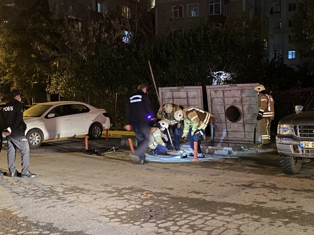 Maltepe'de çöp konteynerinden gelen kötü kokular paniğe yol açtı