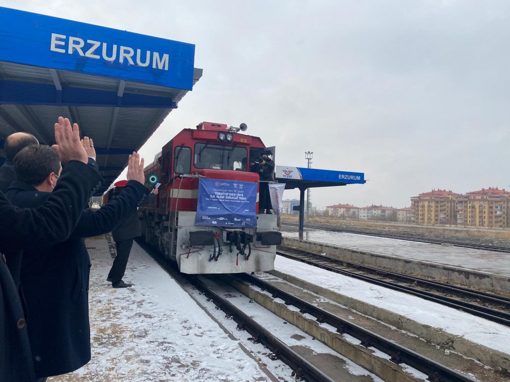 Türkiye-Çin ihracat treni, bu kez Kars'ta