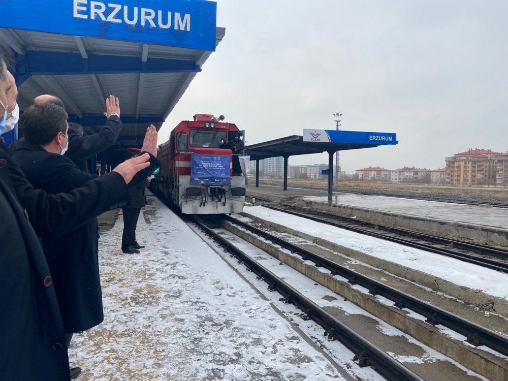 Türkiye-Çin ihracat treni, bu kez Kars'ta