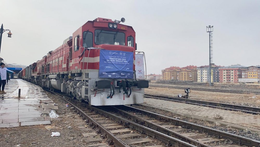 Türkiye-Çin ihracat treni, bu kez Kars'ta