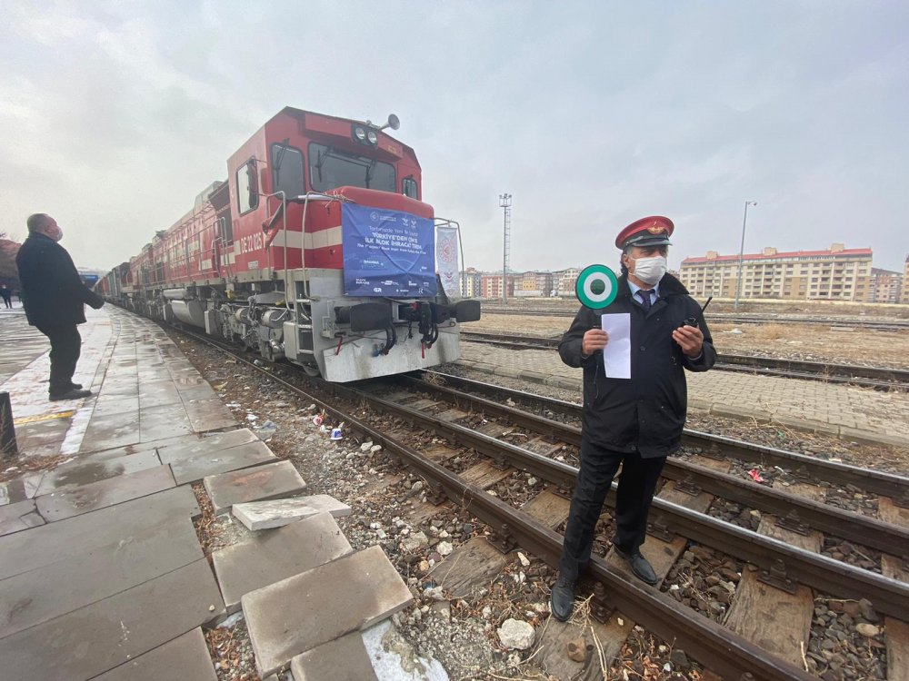 Türkiye-Çin ihracat treni, bu kez Kars'ta