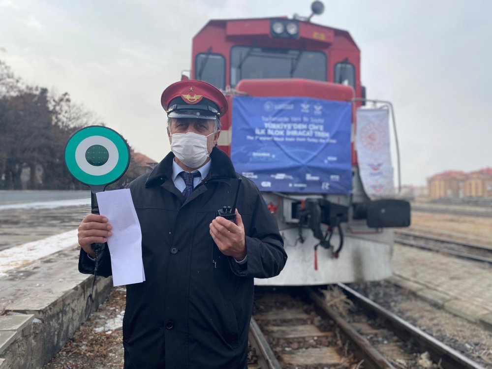 Türkiye-Çin ihracat treni, bu kez Kars'ta