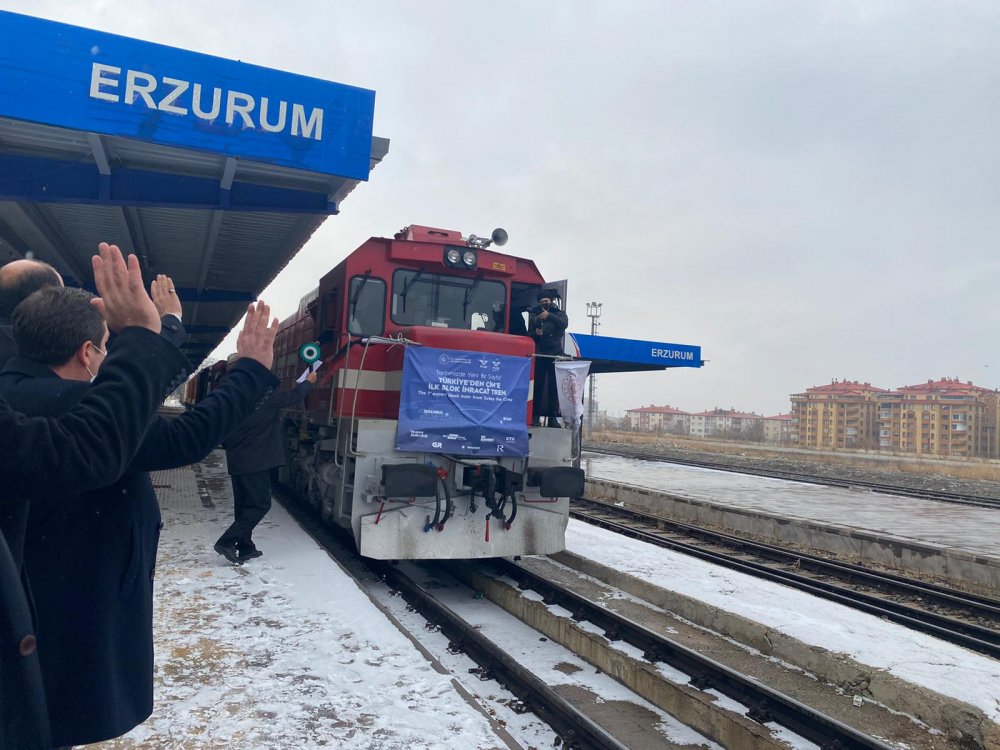 Türkiye-Çin ihracat treni, bu kez Kars'ta