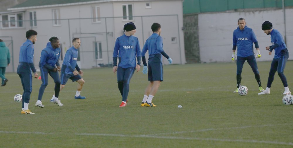 Trabzonspor, Kayserispor maçı hazırlıklarını sürdürdü