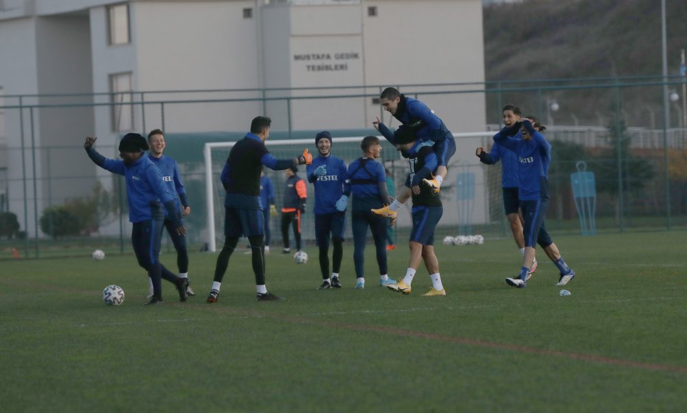 Trabzonspor, Kayserispor maçı hazırlıklarını sürdürdü