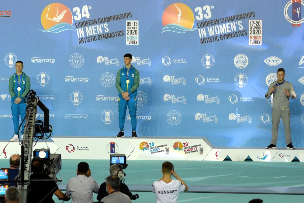 Artistik Cimnastik Avrupa Şampiyonası'nda gençlerde Ukraynalı Kovtun şampiyon oldu