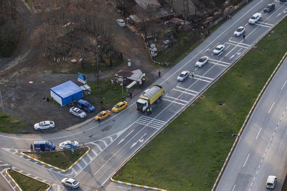 Jandarma İstanbul'da havadan denetim yaptı