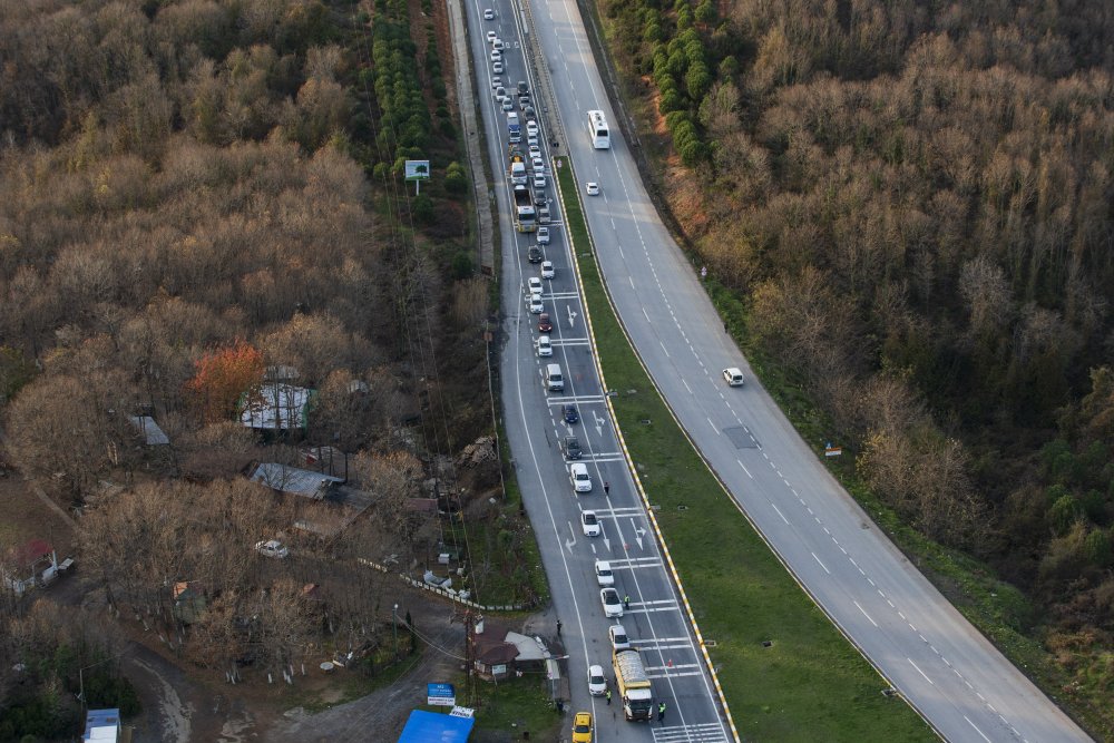 Jandarma İstanbul'da havadan denetim yaptı