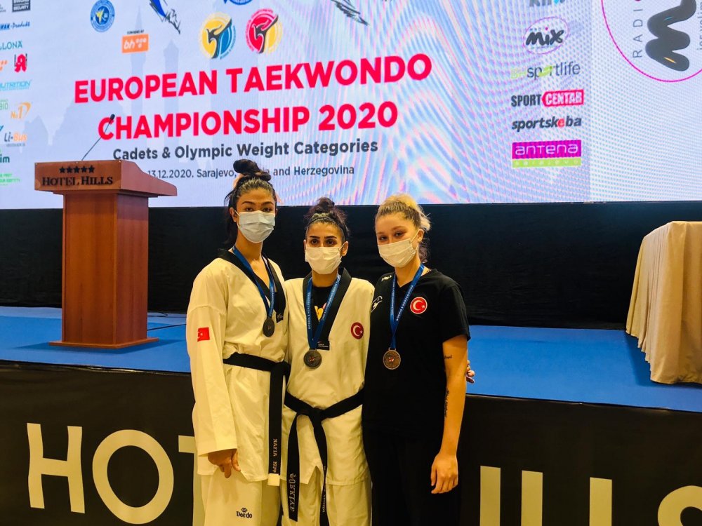 Millilerden Avrupa Tekvando Şampiyonası’nda 3 madalya