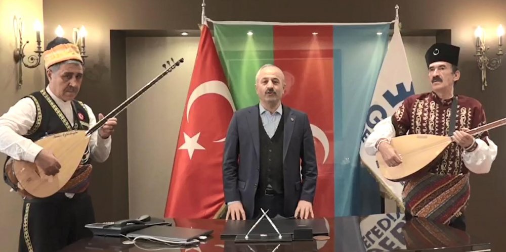 Başkan Büyükgöz’den ozanlarla Karabağ zaferi mesajı