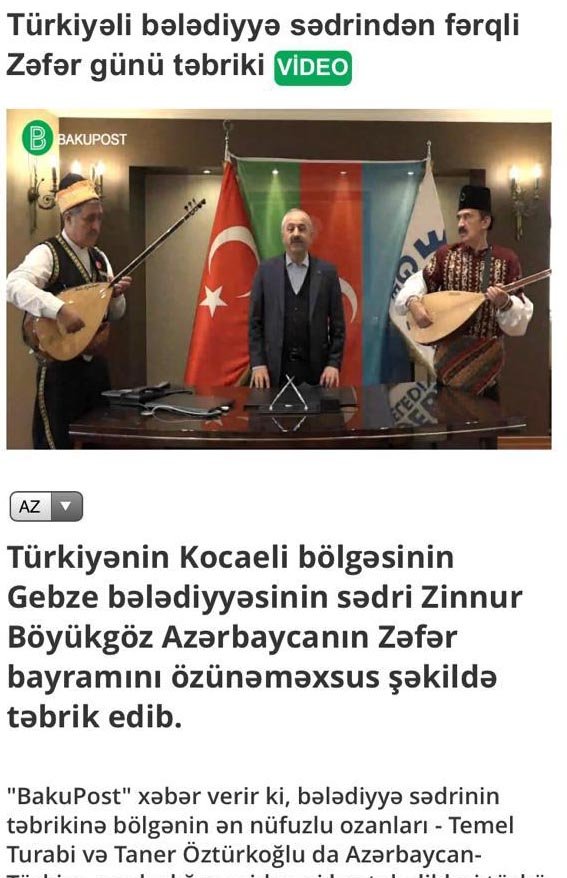 Başkan Büyükgöz’den ozanlarla Karabağ zaferi mesajı