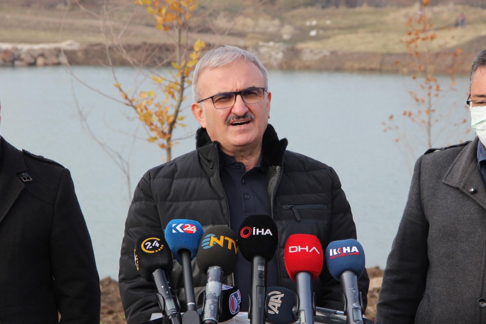 Diyarbakır'da rehabilite edilen gölet eski haline getirildi