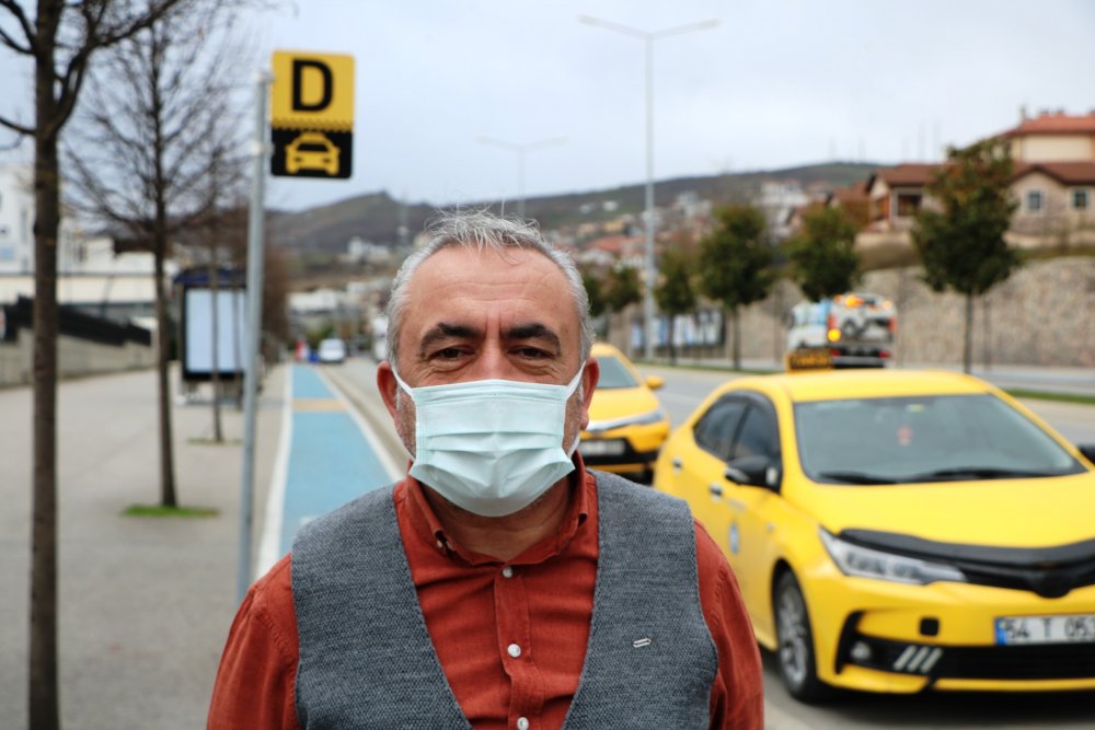 Taksiciler sokağa çıkma kısıtlamasında da görevde