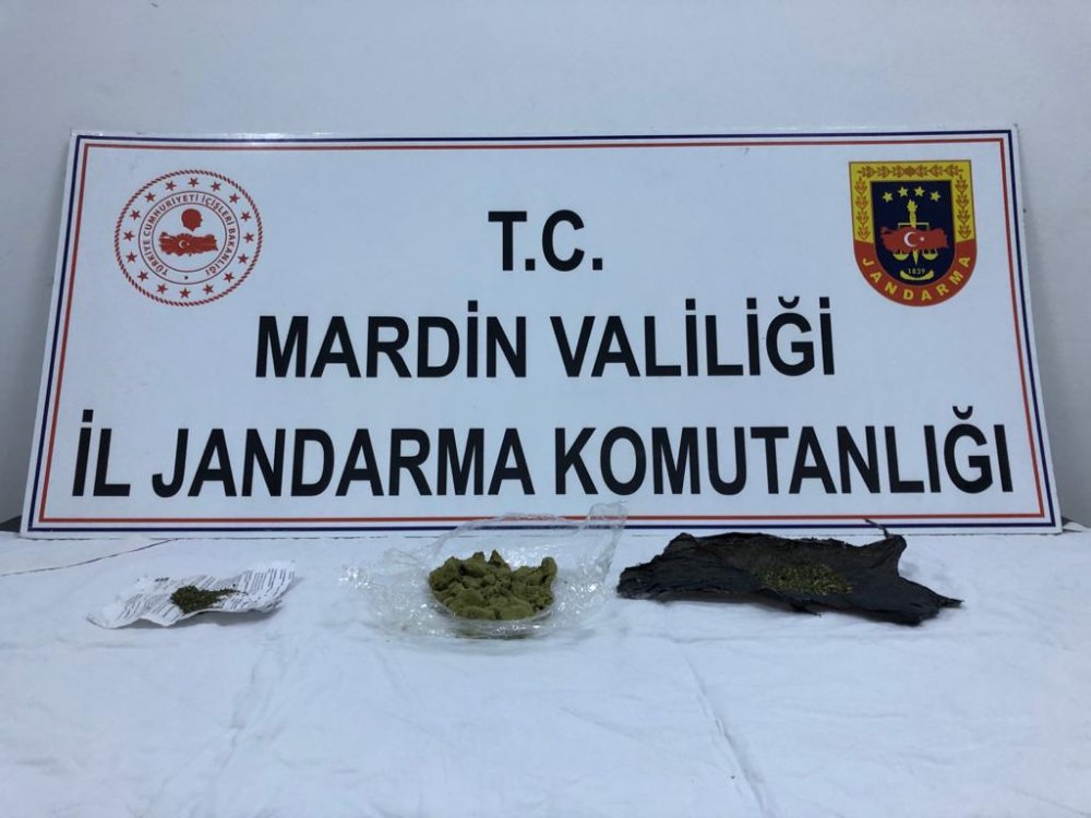 Mardin’de üzerlerinde esrarla yakalanan 4 kişi gözaltına alındı